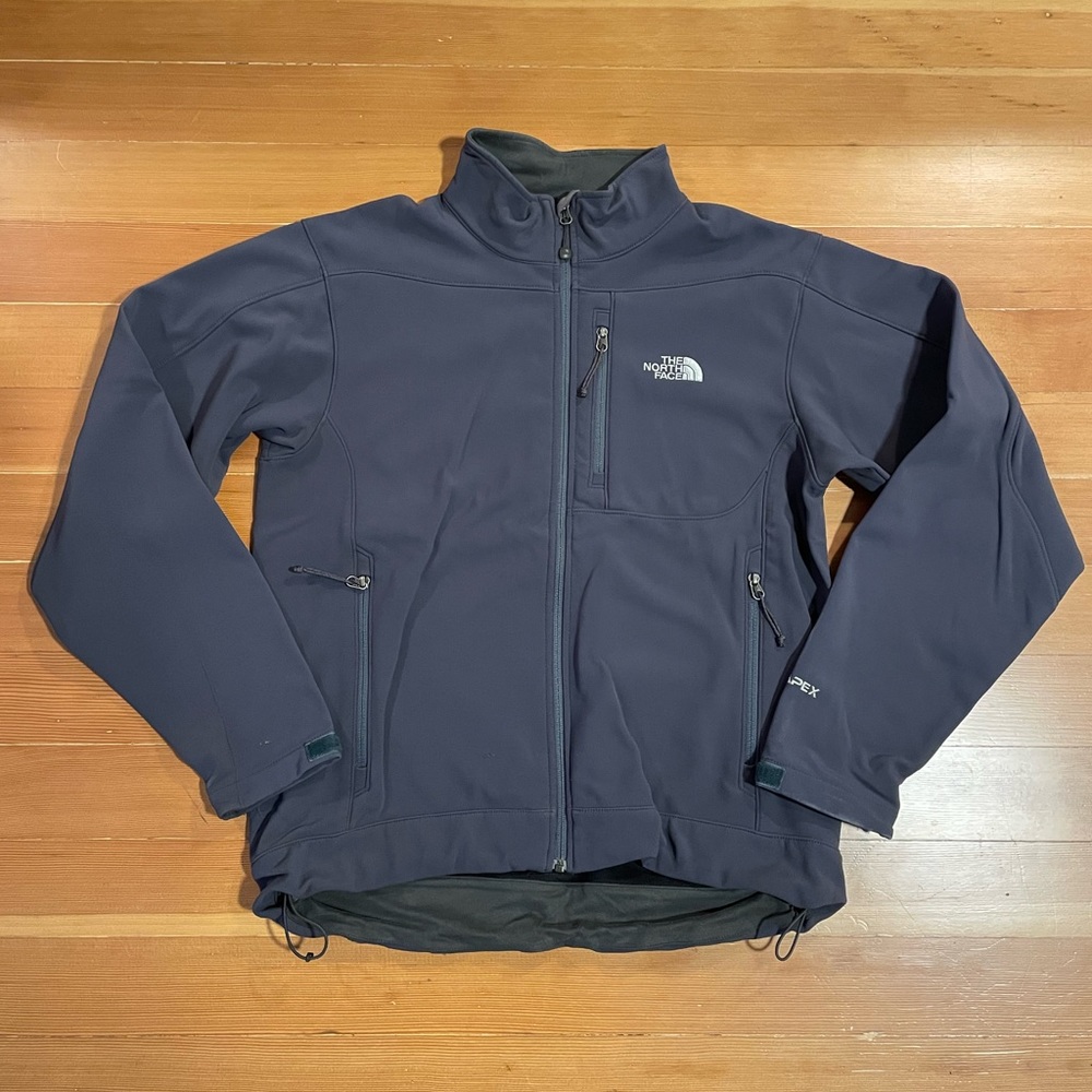 The North Face APEX Windbreaker Jacket Gray Medium